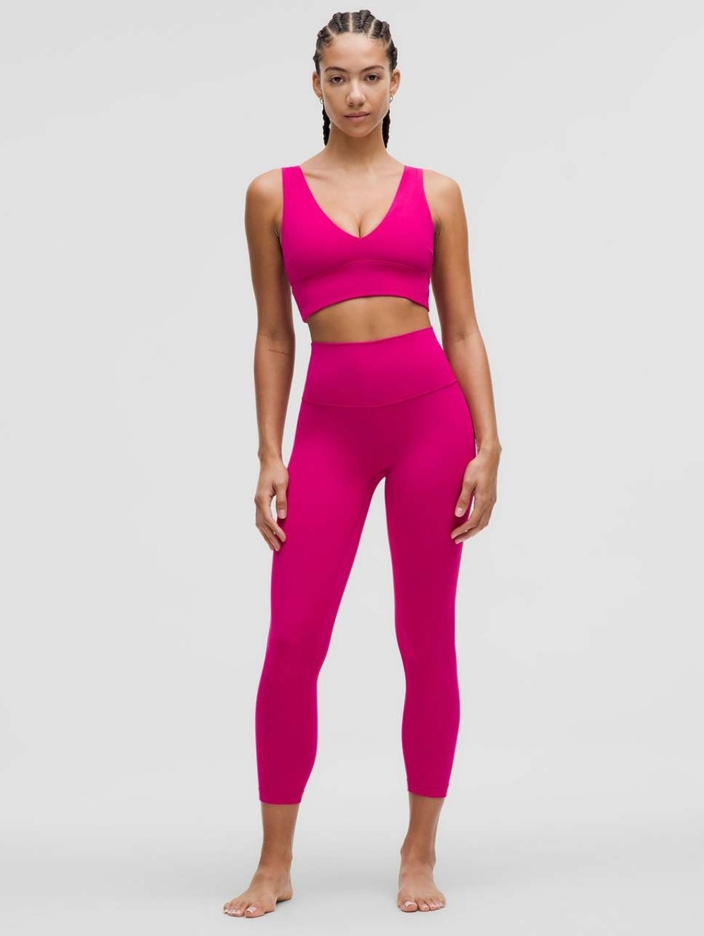 Lululemon Align V-Neck Bra *Light Support, C/D Cup Ripened Raspberry - Picture 3 of 9